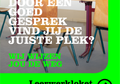 Door een goed gesprek vin jij de juiste plek